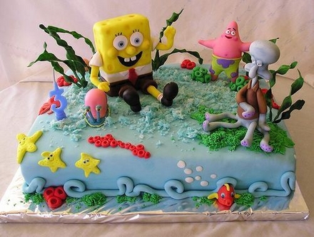 Spongebob Birthday Cakes on Spongebob Squarepants Birthday Cake Ideas